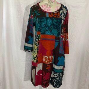 Papillon 3/4 Sleeve Dress Women M